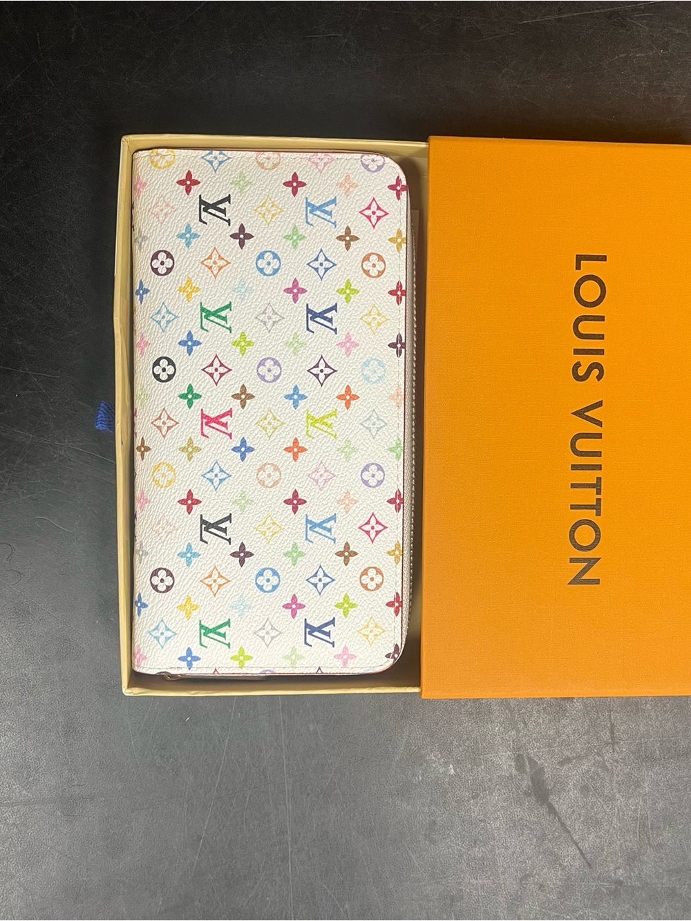 Louis Vuitton Women's White Multicolor Monogram Zip-Around Wallet